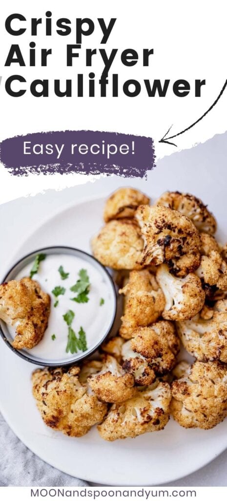 Crispy Air Fryer Cauliflower (Easy Recipe)
