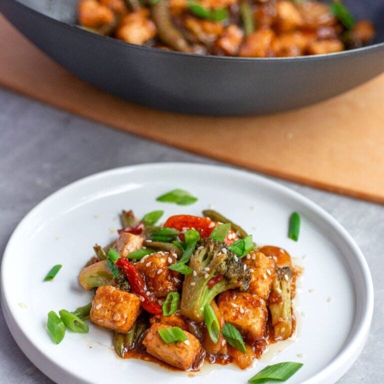 Teriyaki Tofu and Veggies Stir Fry (Vegan, Gluten-Free)