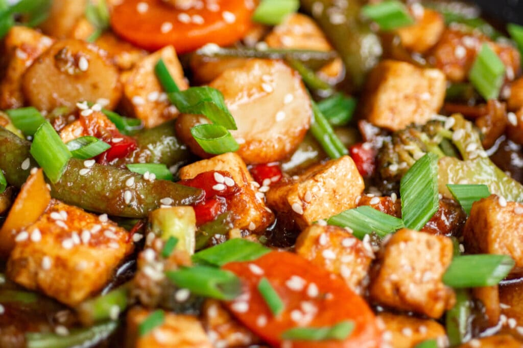 Teriyaki Tofu Stir Fry - MOON and spoon and yum