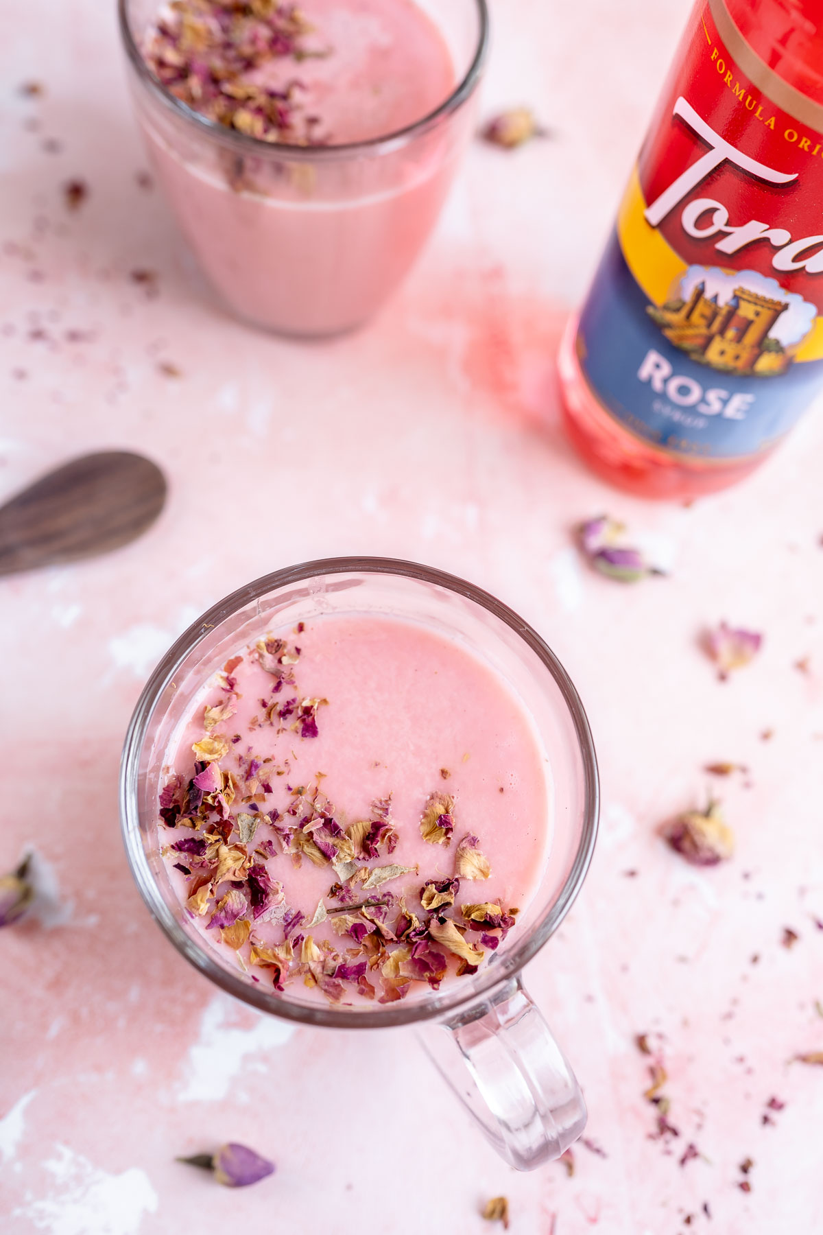 delightful pink moon milk recipe with rose and vanilla