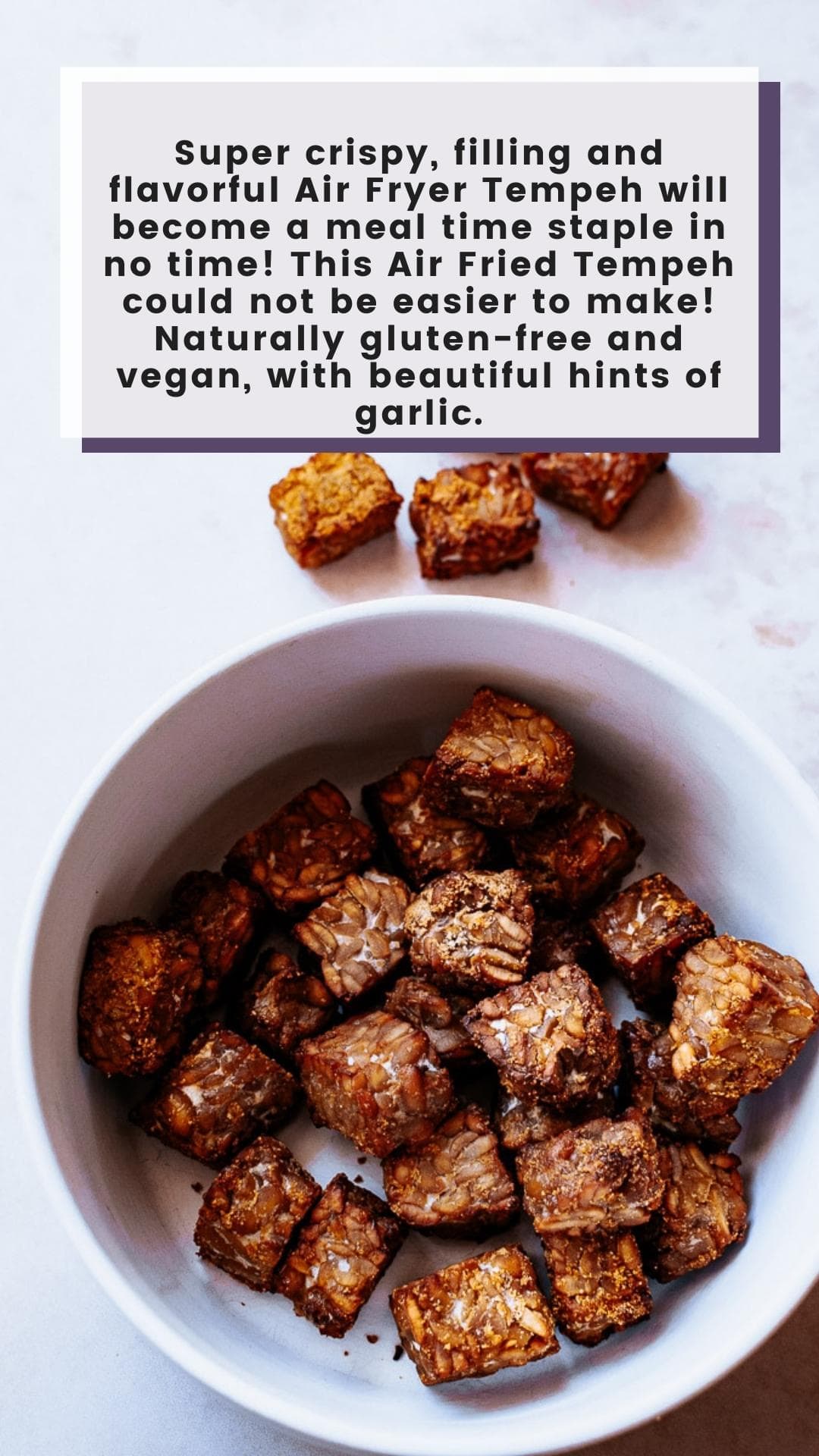 Crispy Air Fryer Tempeh Recipe Story MOON and spoon and yum