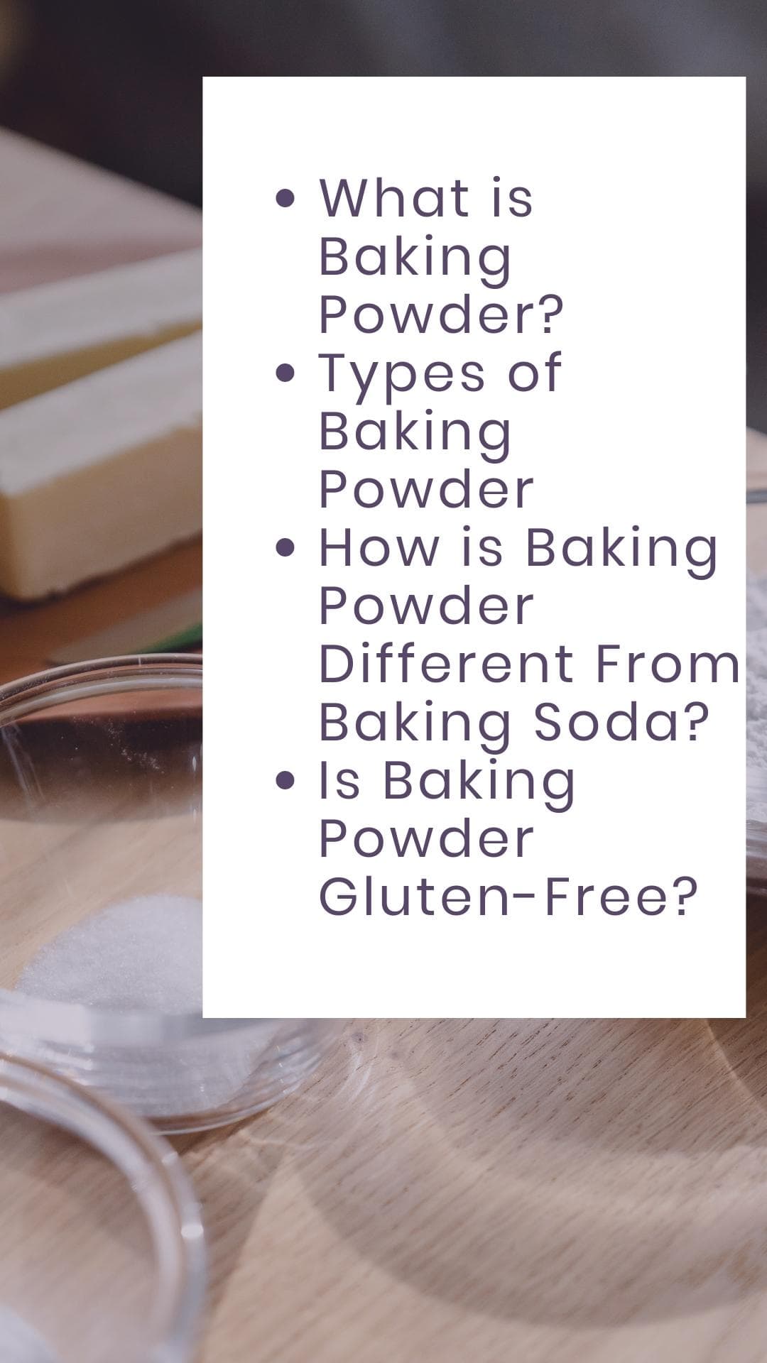 Is Baking Powder Gluten-Free? + GF Baking Powder Recipe