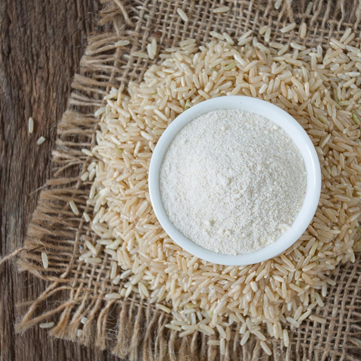 brown rice flour.