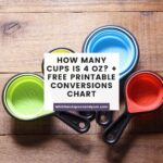 How Many Cups is 4 oz? + Free Printable Conversions Chart