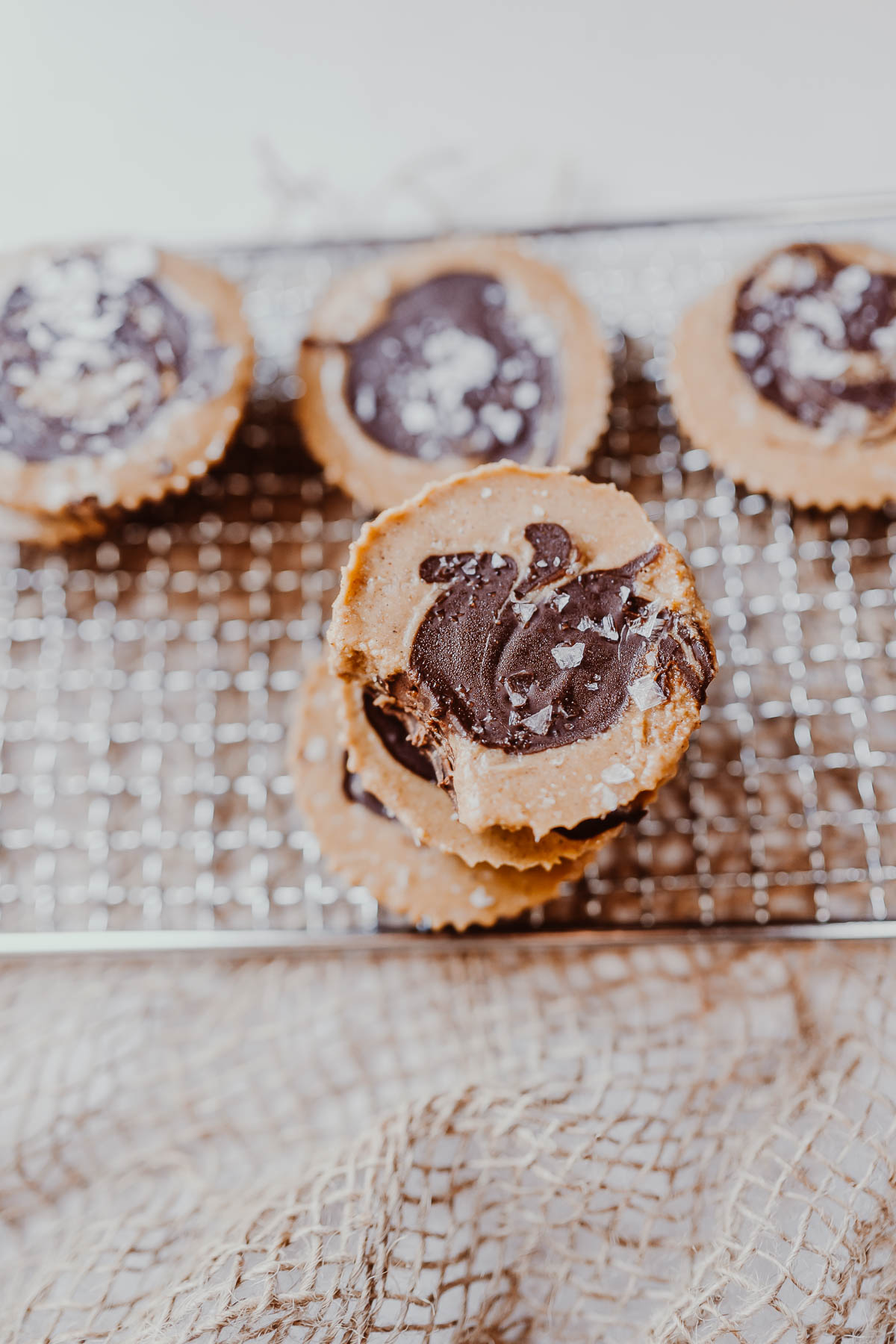 Salted Chocolate Chai Bliss Tahini Cups