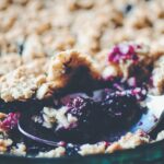 Blackberry & Coconut Oat Crust Crumble (Gluten-Free, Vegan)