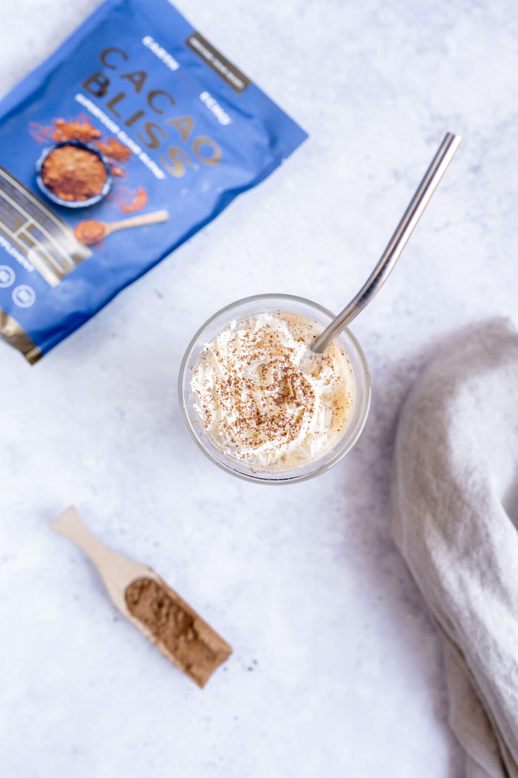 Iced Peanut Butter Cup Latte MOON and spoon and yum
