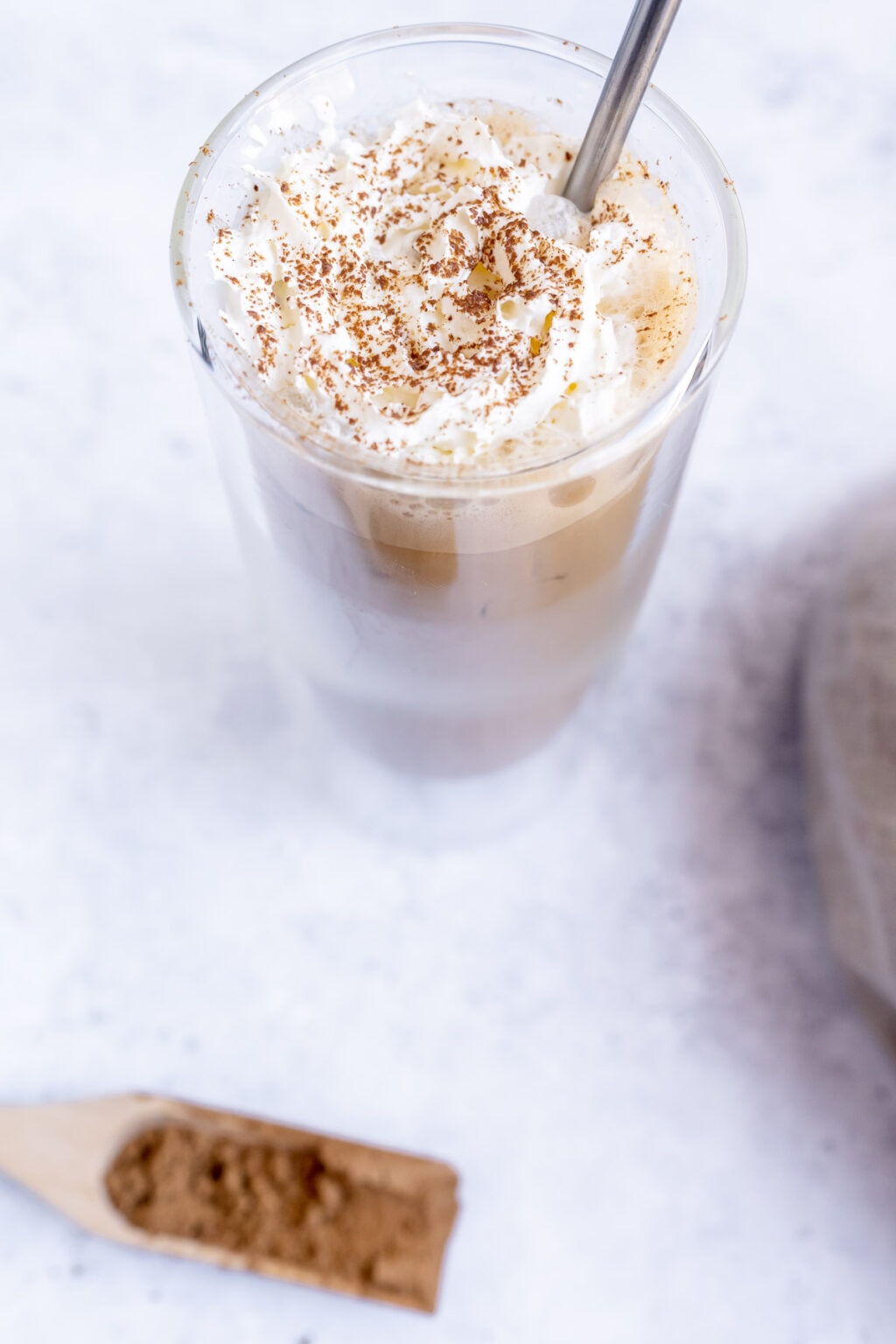Iced Peanut Butter Cup Latte MOON and spoon and yum