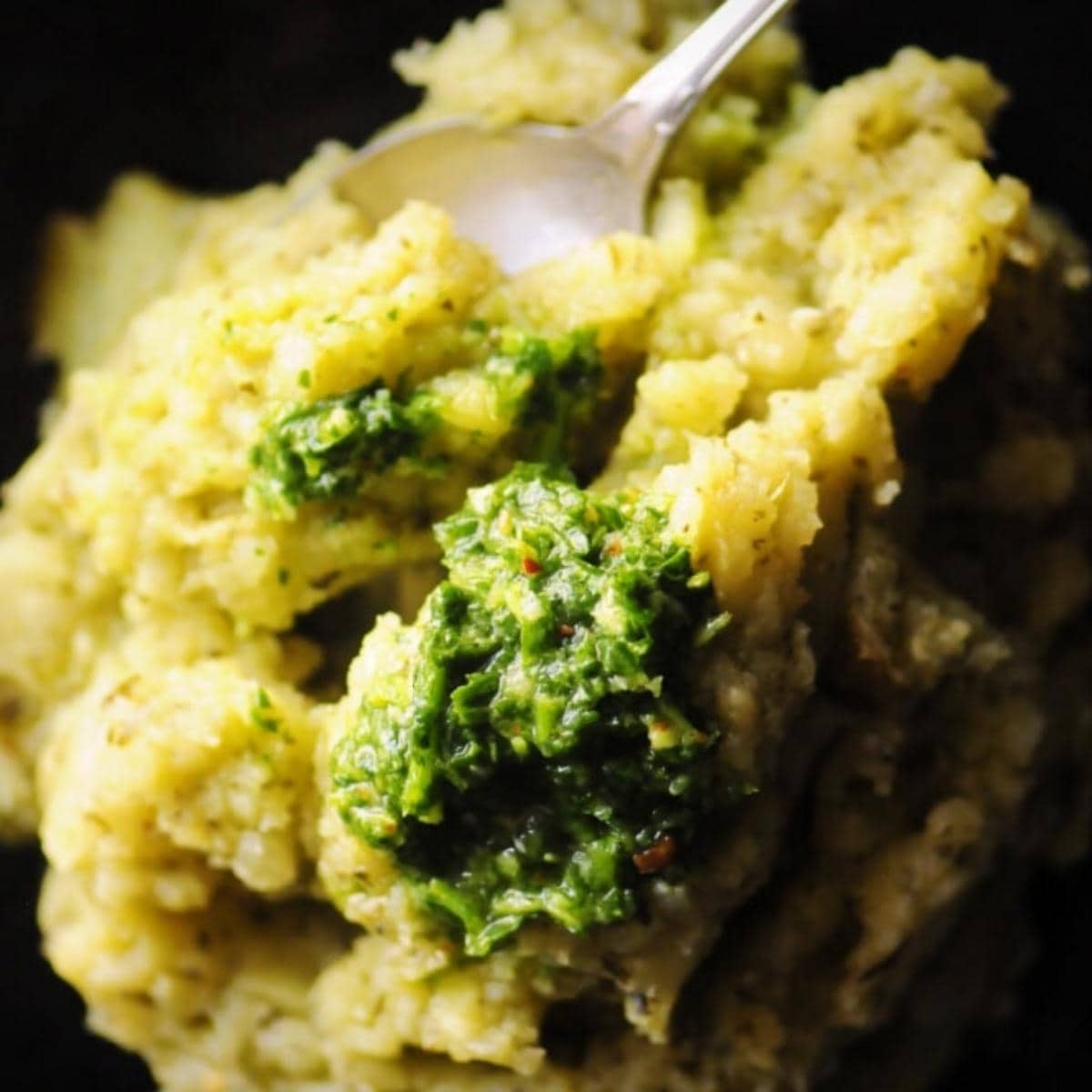 Instant Pot Chimichurri Mashed Potatoes (Vegan, Gluten-Free)
