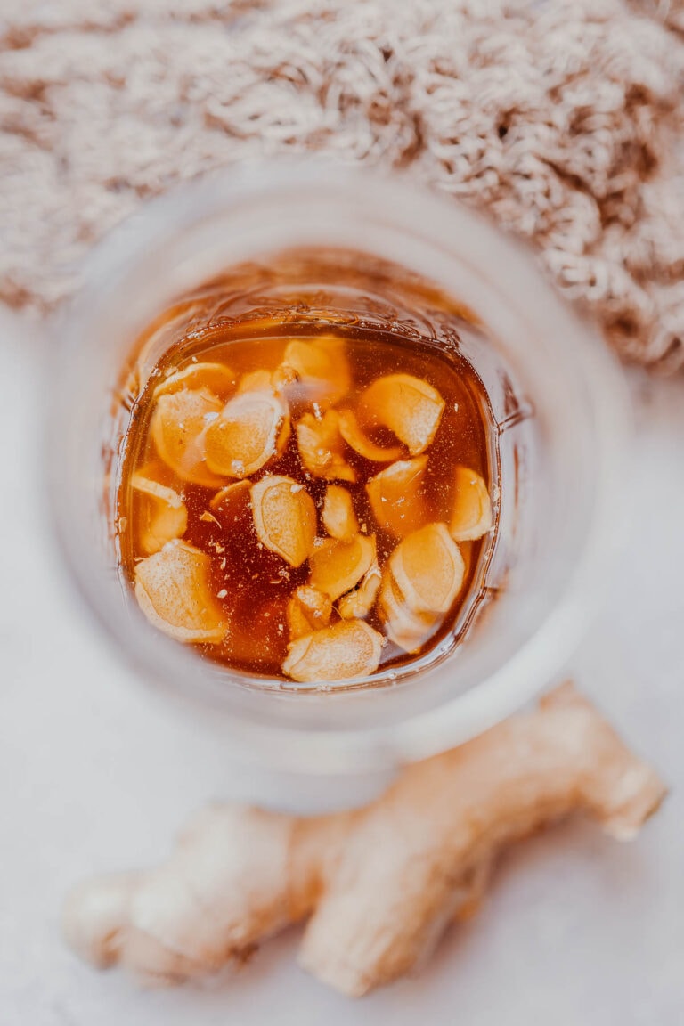 Honey Fermented Ginger MOON and spoon and yum