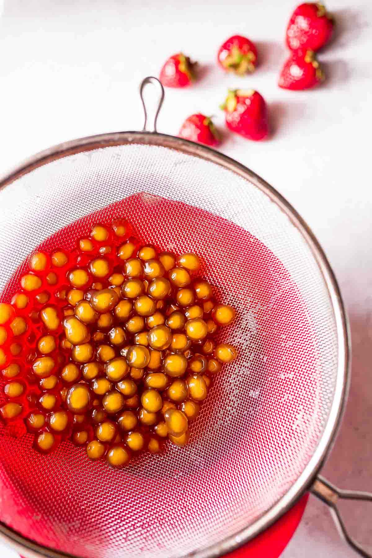 Strawberry Boba Tea - Whole Kitchen Sink