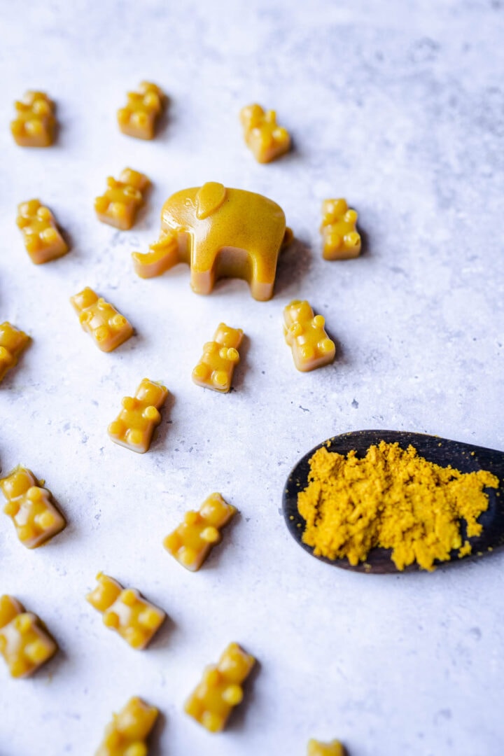 Vegan Golden Milk Gummies MOON and spoon and yum