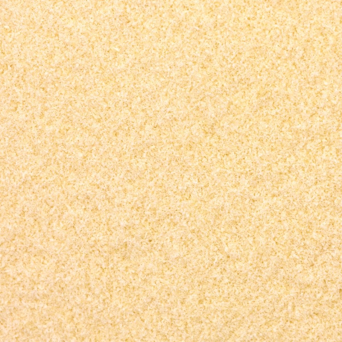 A close macro shot of xanthan gum powder.