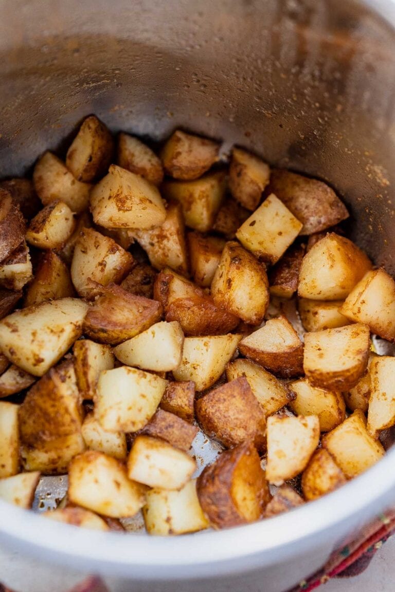 Easy Slow Cooker Roasted Potatoes MOON and spoon and yum