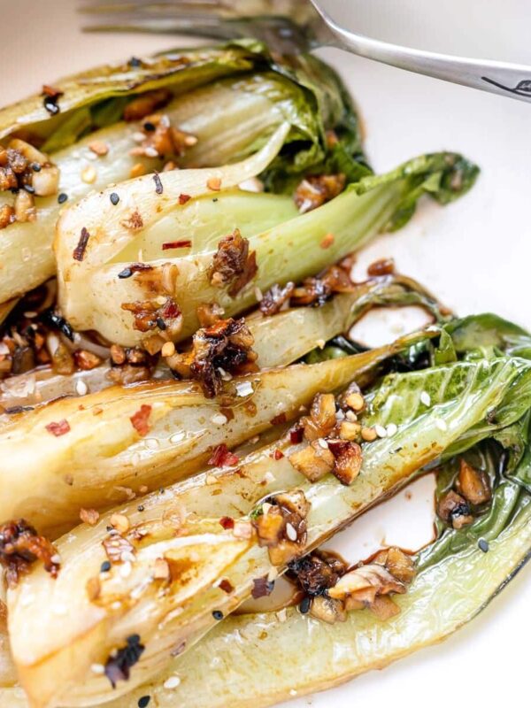 10-Minute Garlic Bok Choy Recipe