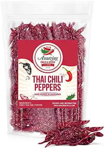 Authentic Red Thai Chili Peppers