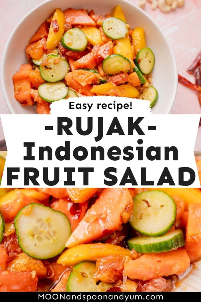 Photo Rujak Buah - Fruit Salad with Spicy Palm Sugar Sauce from Payakumbuh City