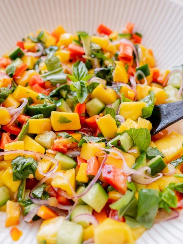 Quick and Easy Mango Salad