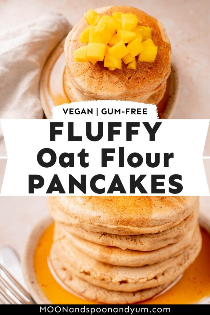 Oat Flour Pancakes - MOON and spoon and yum