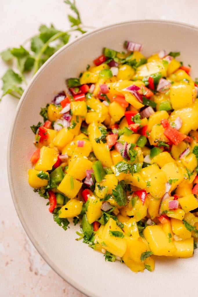 Easy Mango Salsa Recipe - MOON and spoon and yum