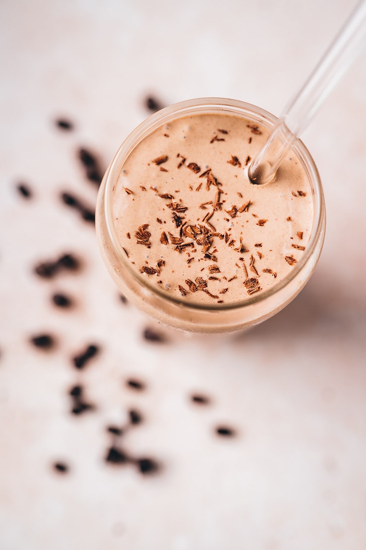 Tahini Chip Cold Brew Shake MOON and spoon and yum