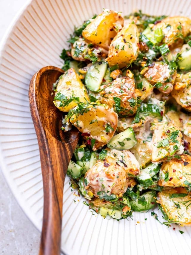 Best Roasted Potato Salad