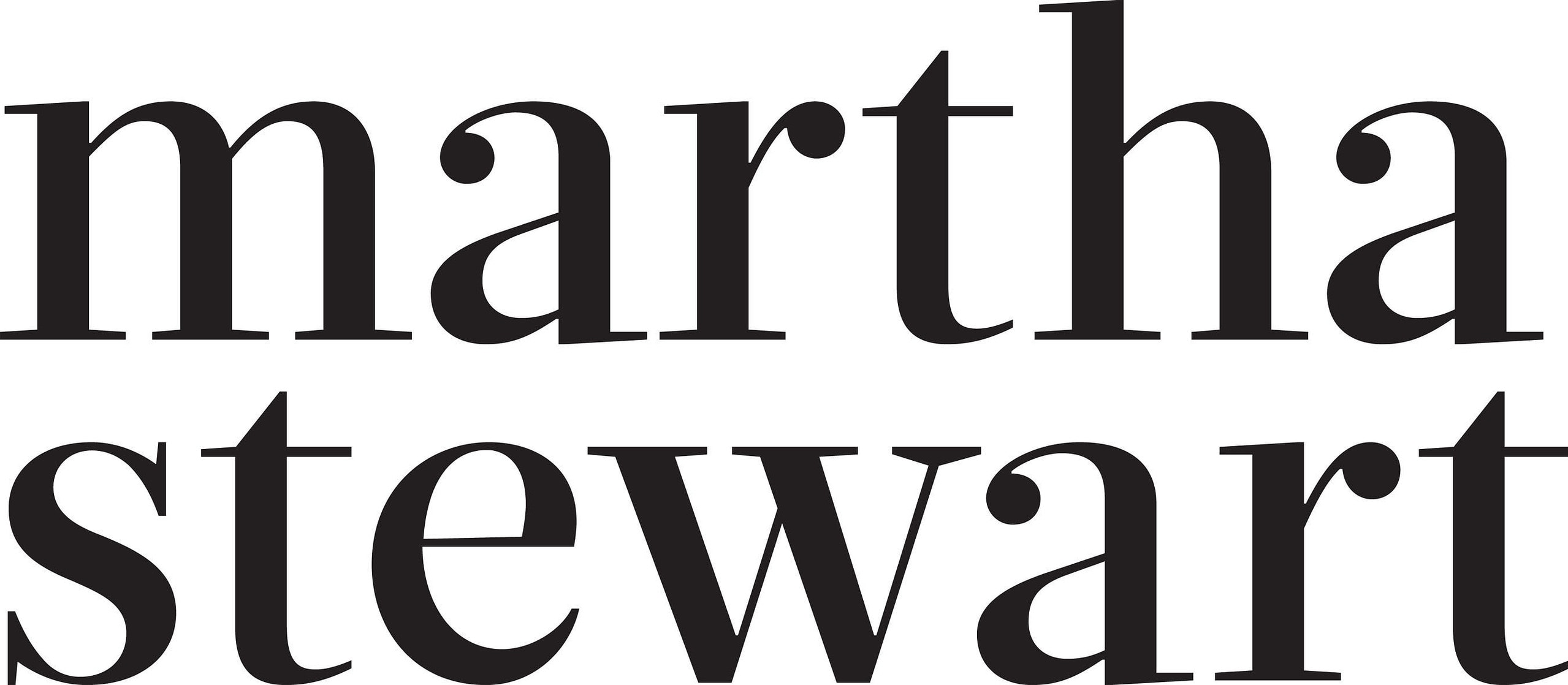 Martha stewart logo on a white background.