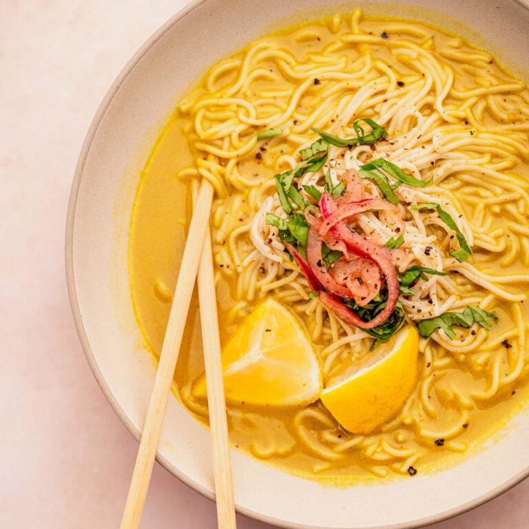 20-Minute Silky Golden Noodles