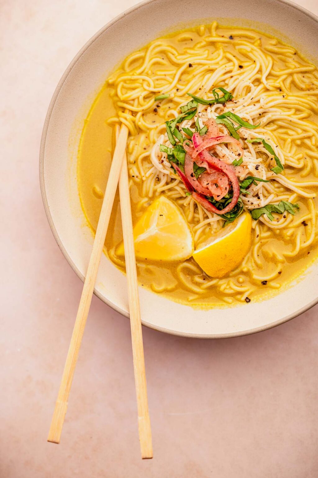 20Minute Silky Golden Noodles MOON and spoon and yum