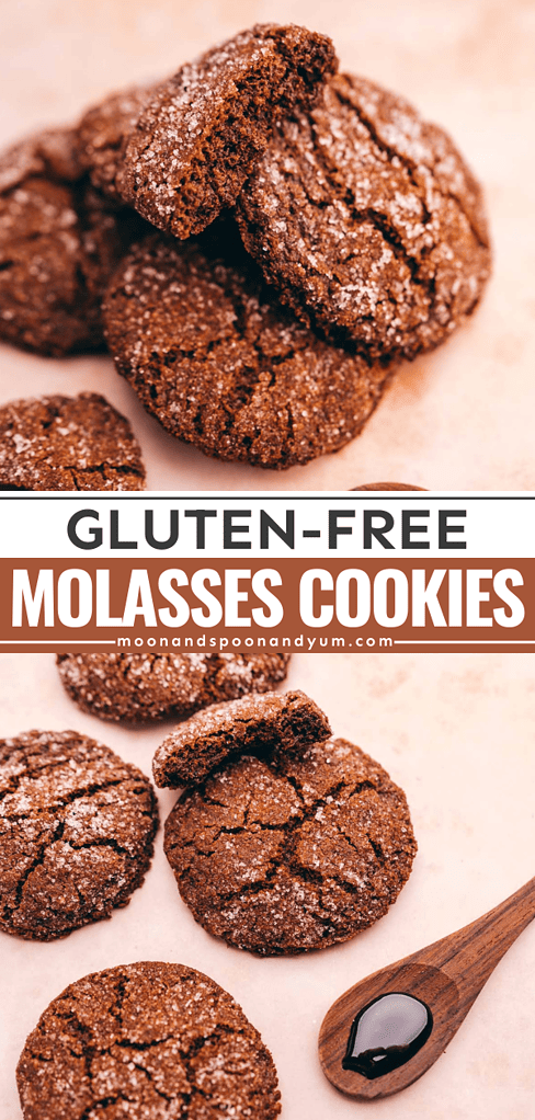 Enjoy these delicious gluten-free molasses cookies.