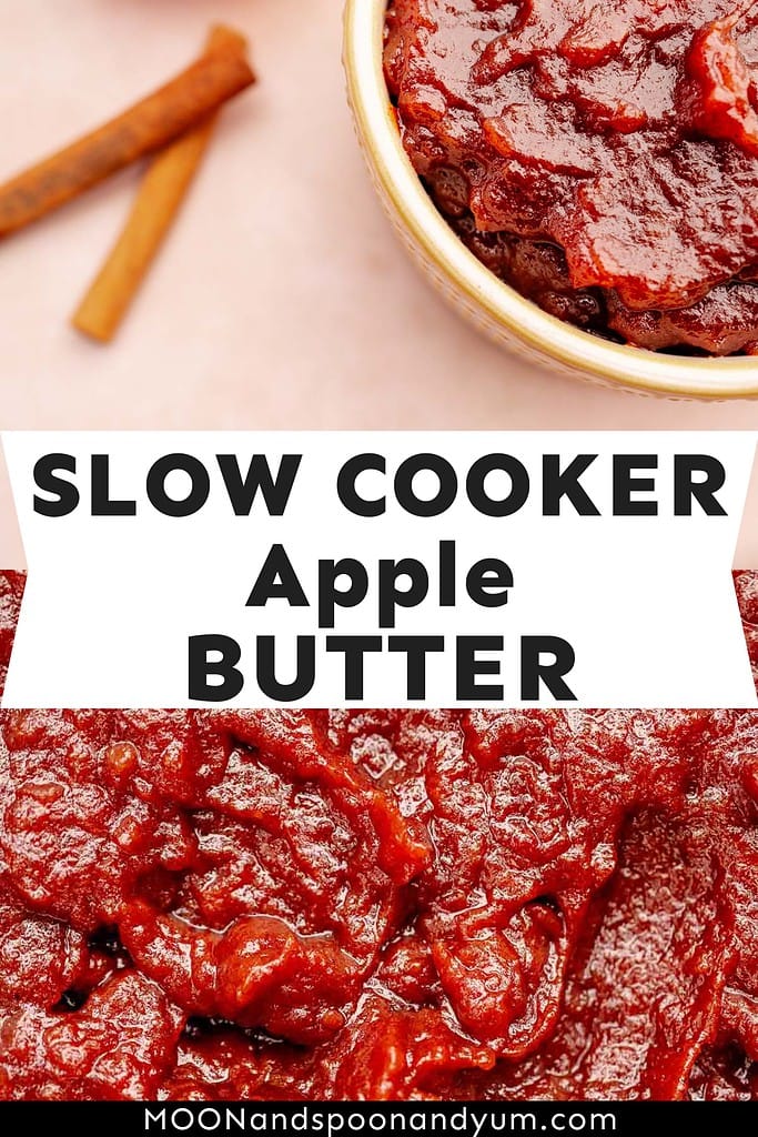 Slow cooker apple butter is a delectable autumn treat that's made by slowly cooking apples in a crockpot until they soften and caramelize. The result is a thick and rich spread that