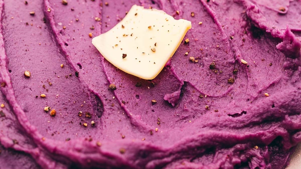 Truffled Purple Mashed Potatoes – The Friendly Epicurean