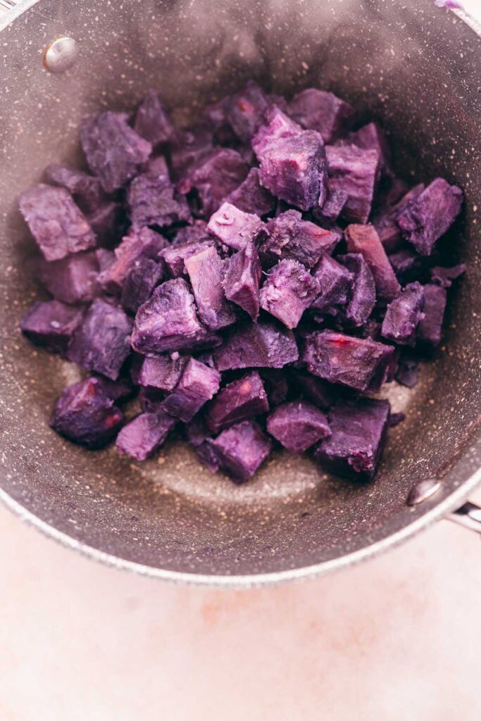 Creamy Mashed Purple Sweet Potatoes - MOON and spoon and yum