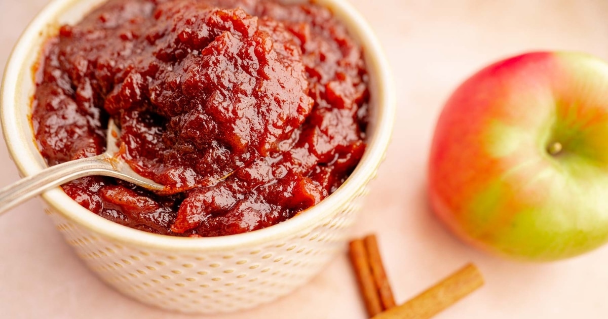 Slow Cooker Apple Butter MOON and spoon and yum
