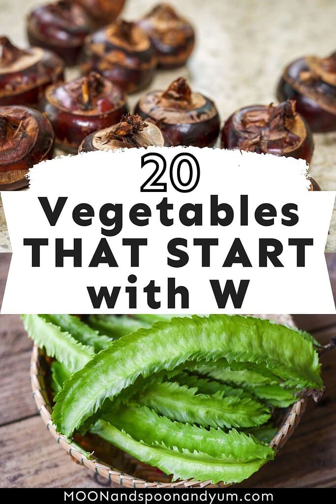 20 vegetables that start with w.