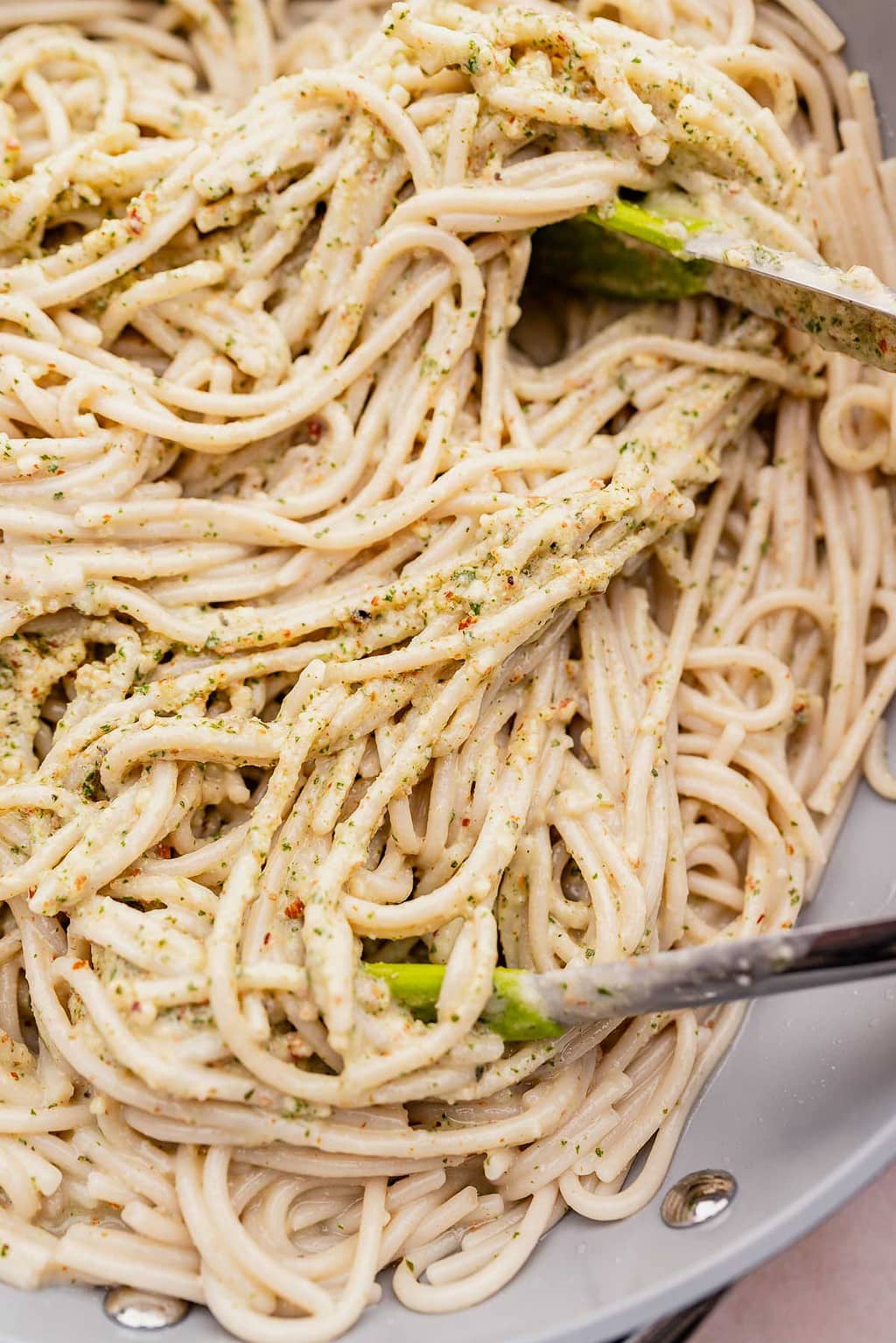 Quick and Easy Oregano Pesto Pasta - MOON and spoon and yum