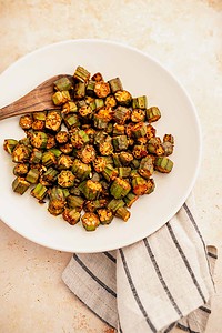 Easy and Tasty Roasted Okra Recipe - MOON and spoon and yum