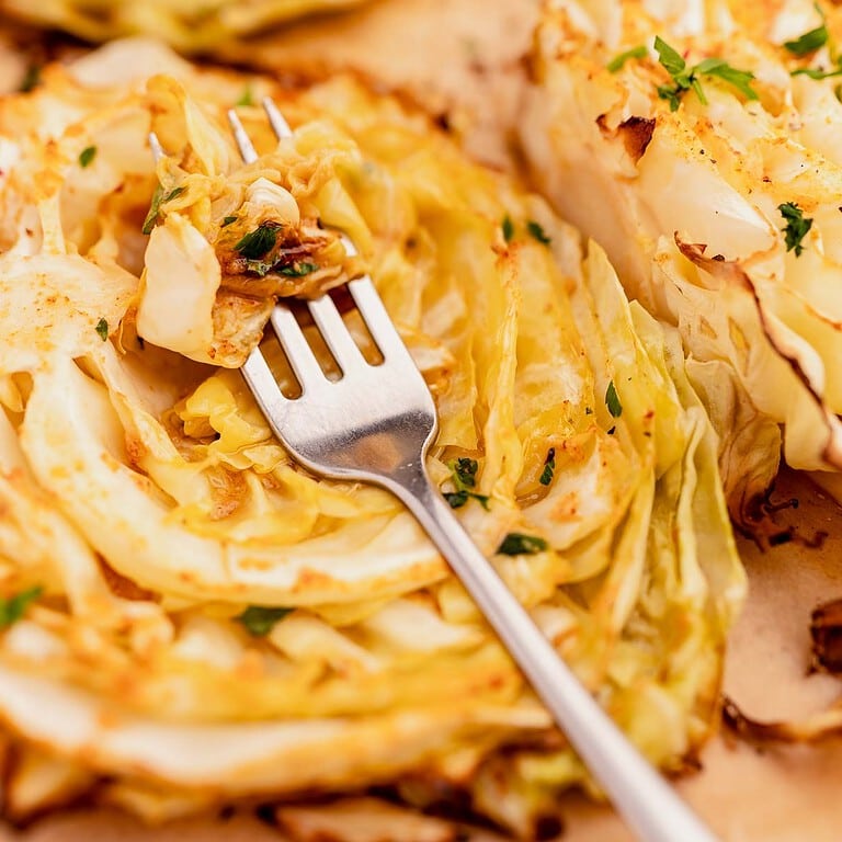 Delicious Roasted Cabbage Steaks