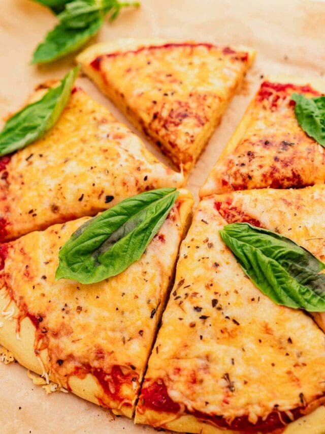 The Best Chickpea Flour Pizza Crust!