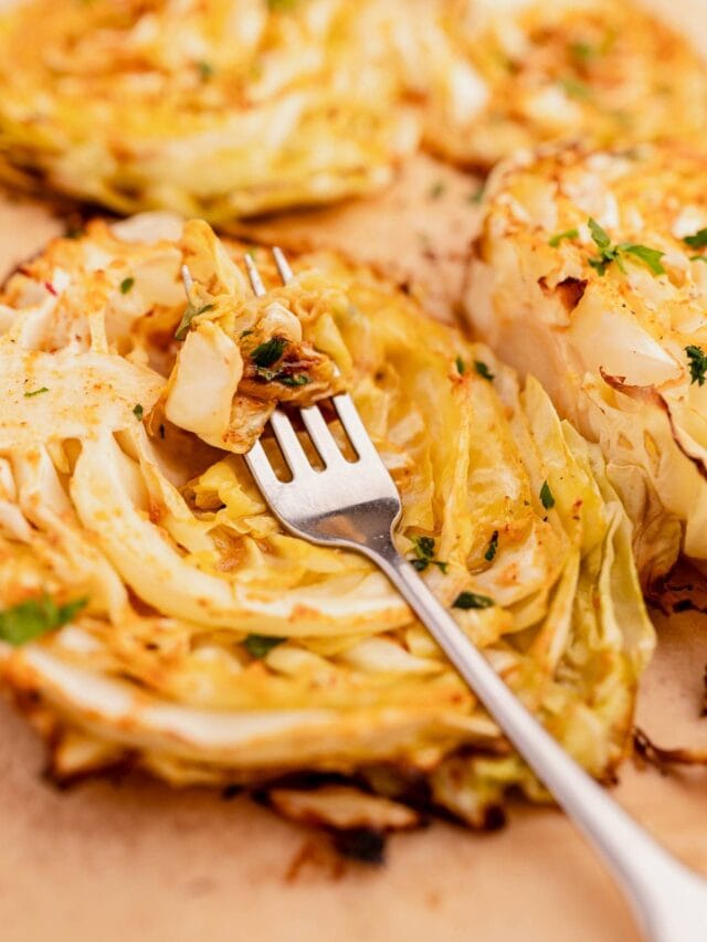 The BEST Roasted Cabbage Steaks!