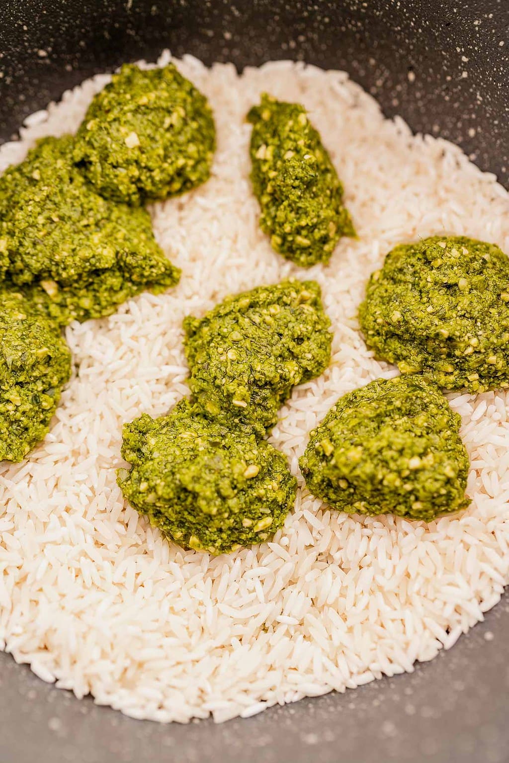 Easy and Delicious Pesto Rice - MOON and spoon and yum