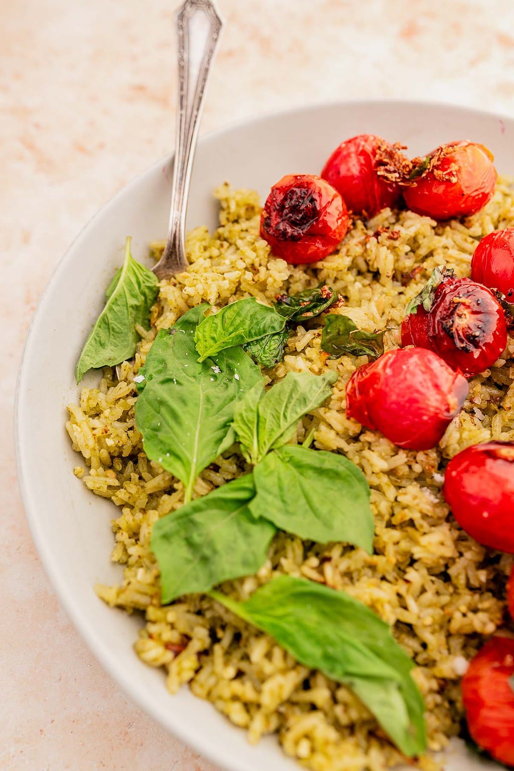 Easy and Delicious Pesto Rice - MOON and spoon and yum