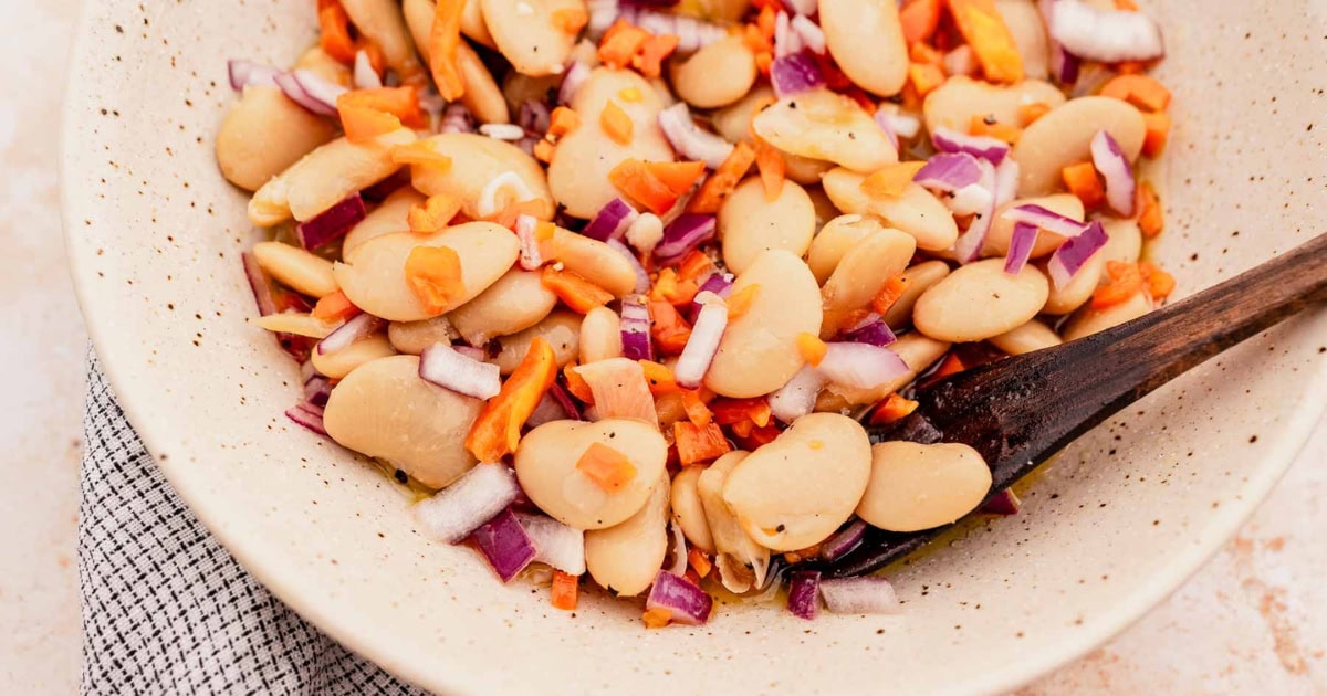 10-Minute Marinated Butter Bean Salad