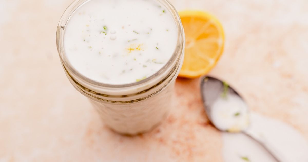 Lemon Ginger Coconut Milk Sauce