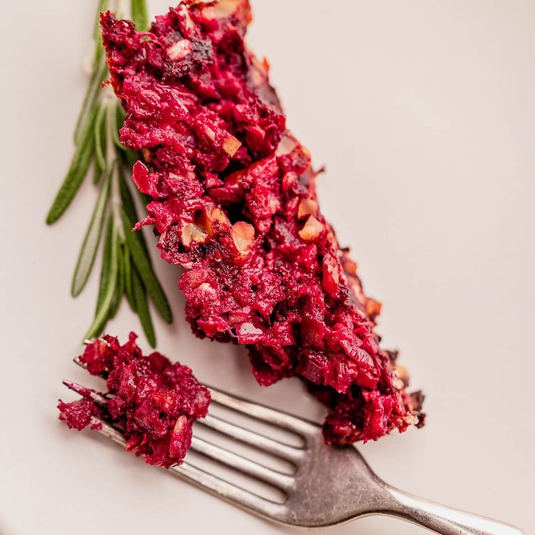 Easy Beet and Walnut Vegetarian Roast Recipe