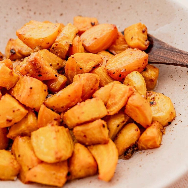 Honey-Dijon Roasted Golden Beets