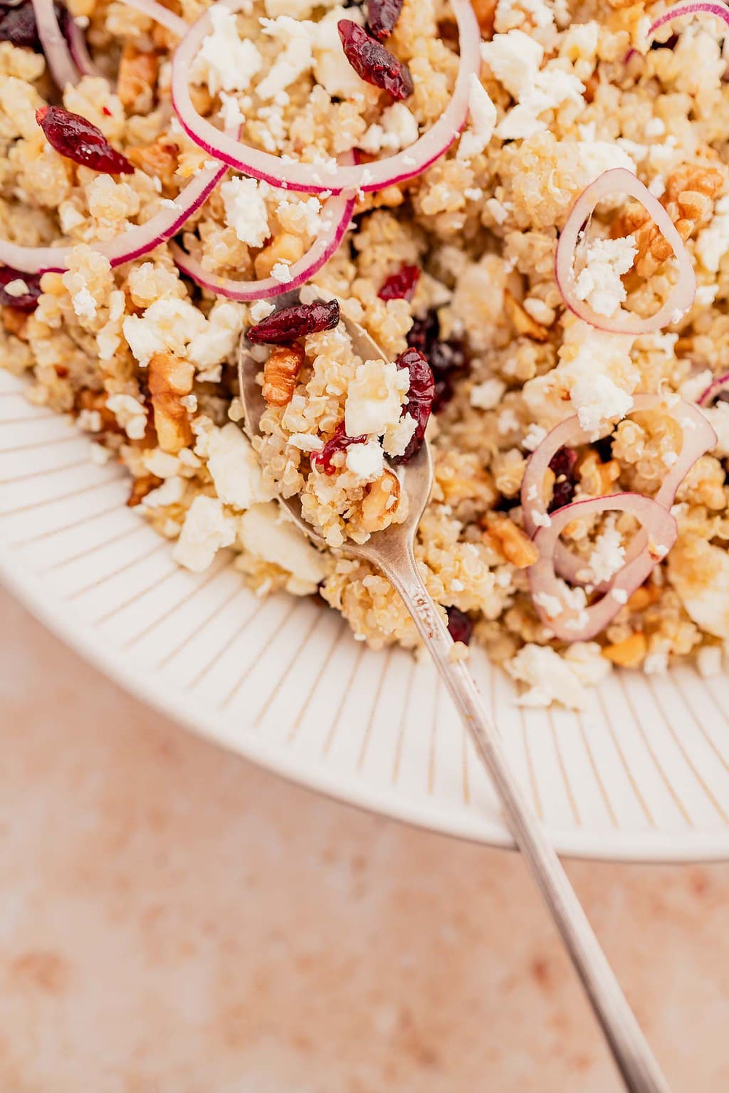 Quinoa Cranberry Salad Moon And Spoon And Yum