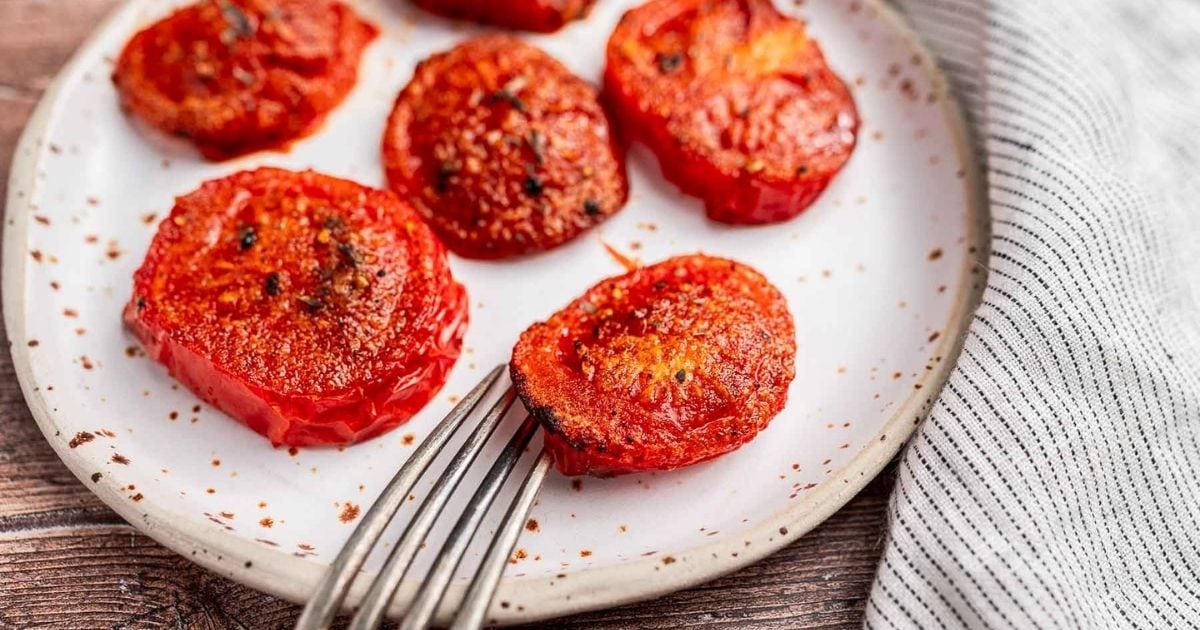 Air Fryer Tomato Slices