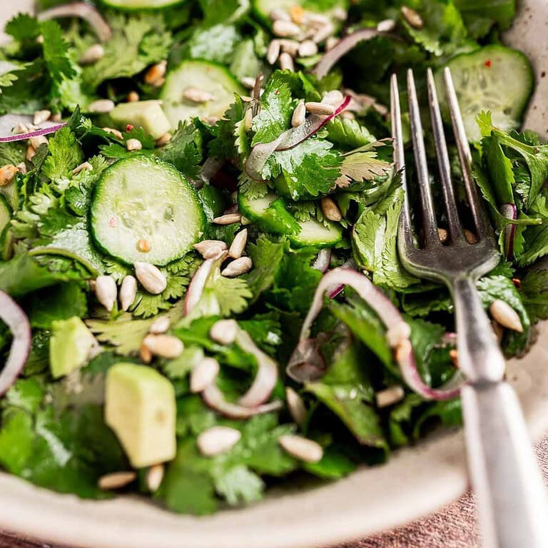 Easy and Delicious Cilantro Salad