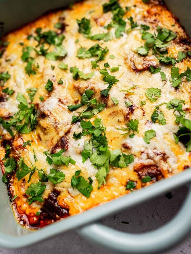 Easy Cheese Enchiladas Casserole